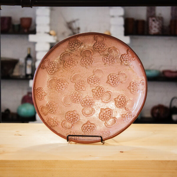 Тарелка круглая керамическая Расторопша D 230