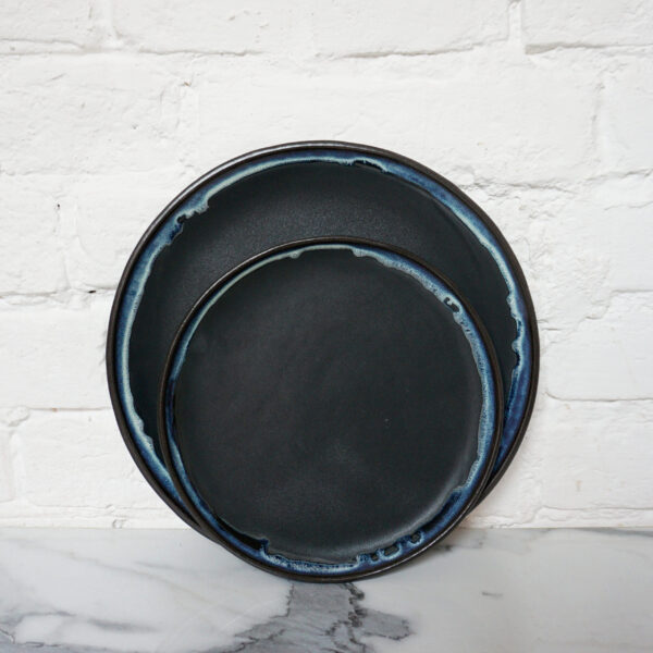 Тарелка круглая из керамики La Palme Бали Пантера