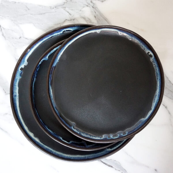 Тарелка круглая из керамики La Palme Бали Пантера