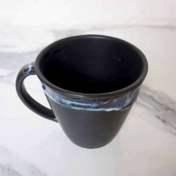 Черная керамическая Чашка Кантри Пантера