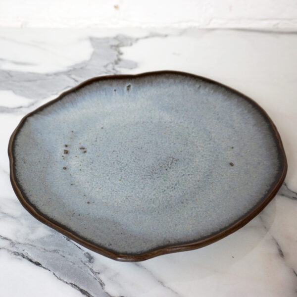 Тарелка круглая ручной работы и отделки Этно Бали Moon Sea