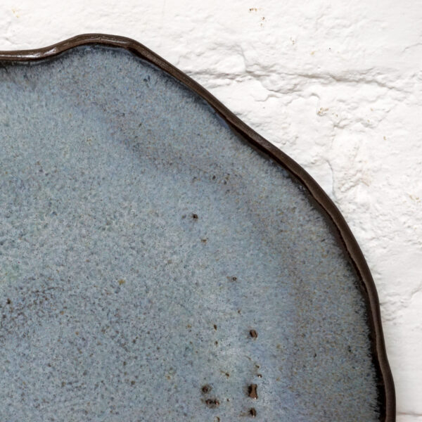 Тарелка круглая ручной работы и отделки Этно Бали Moon Sea