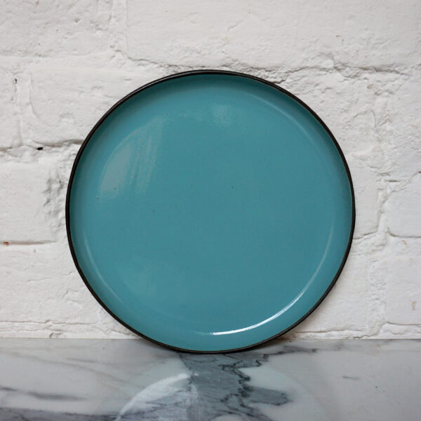 Синяя керамическая Тарелка круглая Basic Бали Тиффани