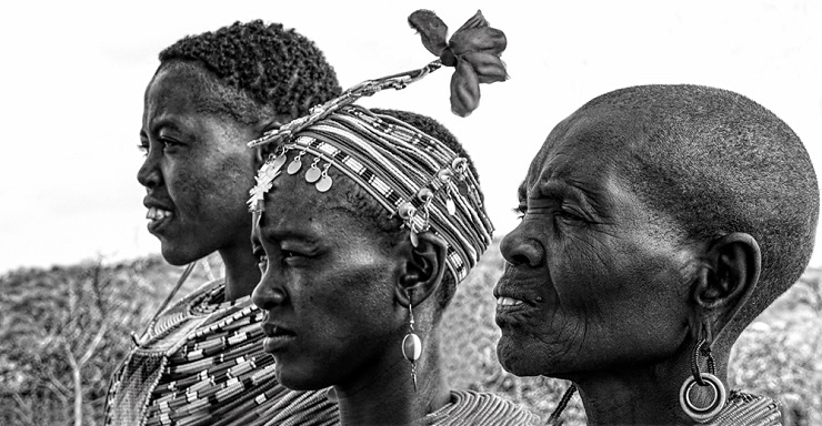 Моносерьги в африканских племенах